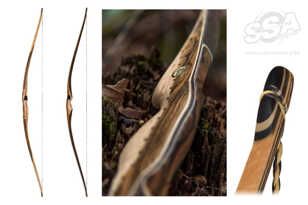 ARC LONGBOW PREDATOR LOBO HYBRID TROPHY BÉCOTE 64″ 45 LBS DR Archerie